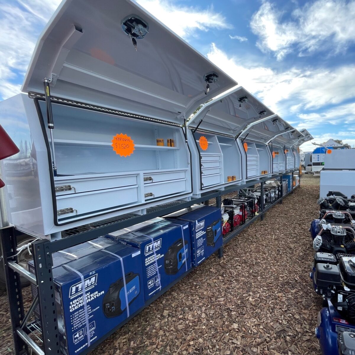 Paramount Boxes on show at AgQuip Field Days in Gunnedah Paramount Boxes