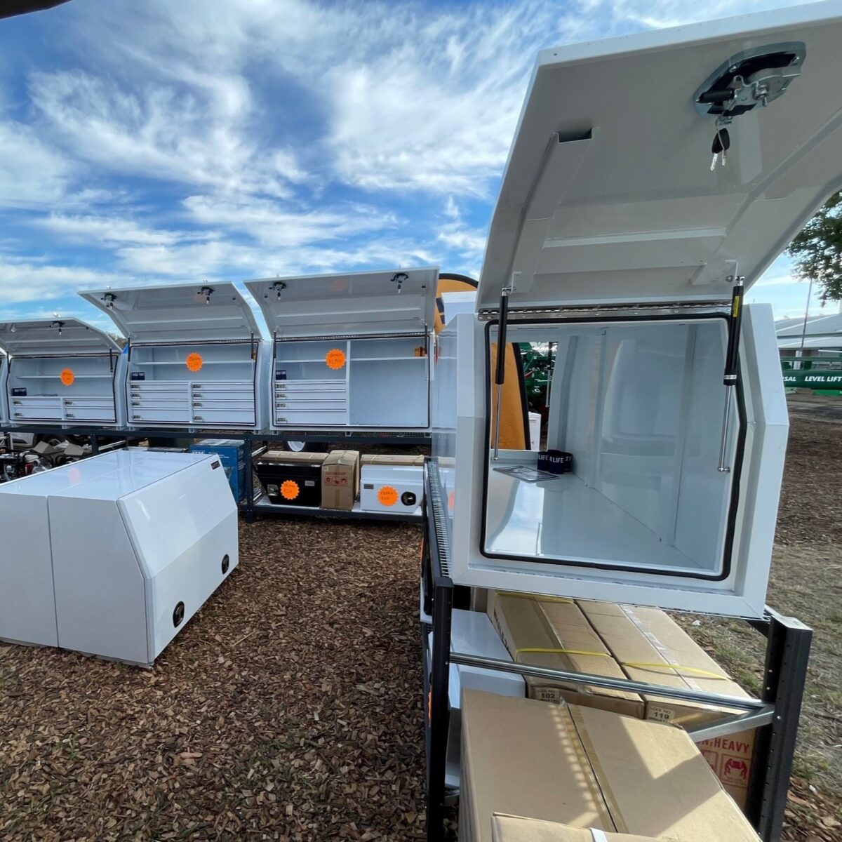 Paramount Boxes on show at AgQuip Field Days in Gunnedah Paramount Boxes