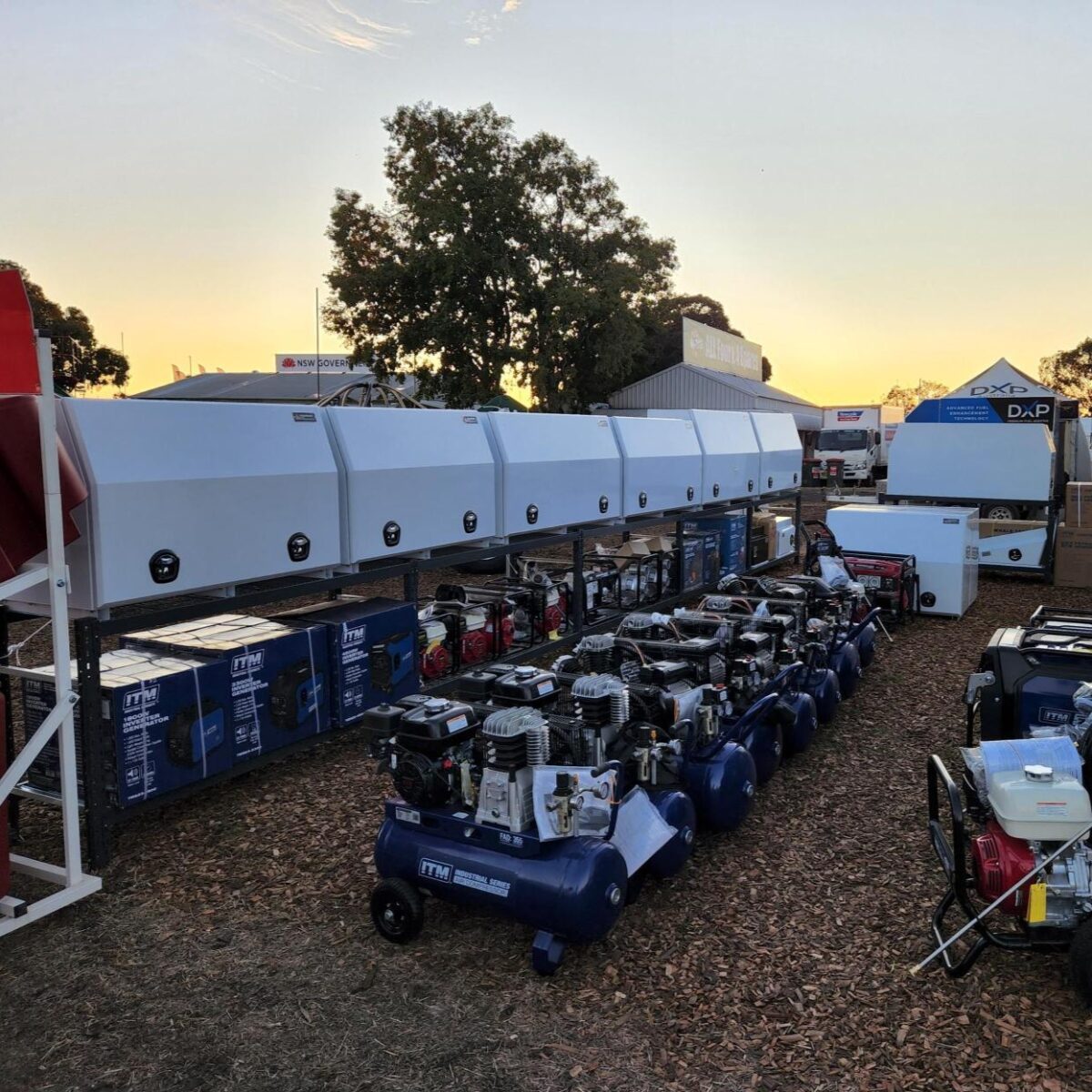 Paramount Boxes on show at AgQuip Field Days in Gunnedah Paramount Boxes